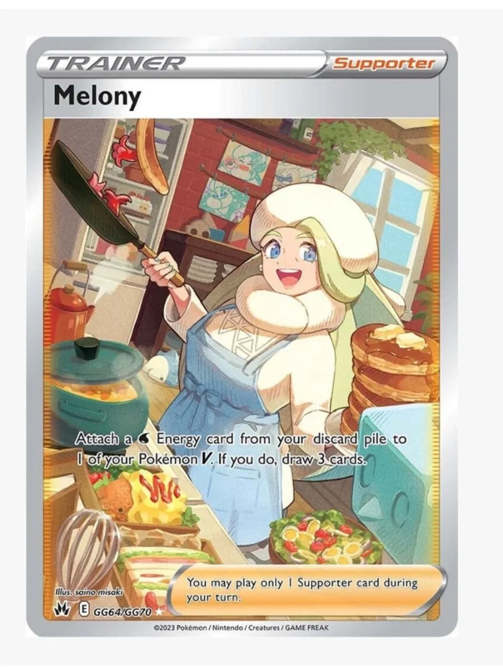 Melony Trainer Pokémon card- Crown Zenith - Picture 1 of 2